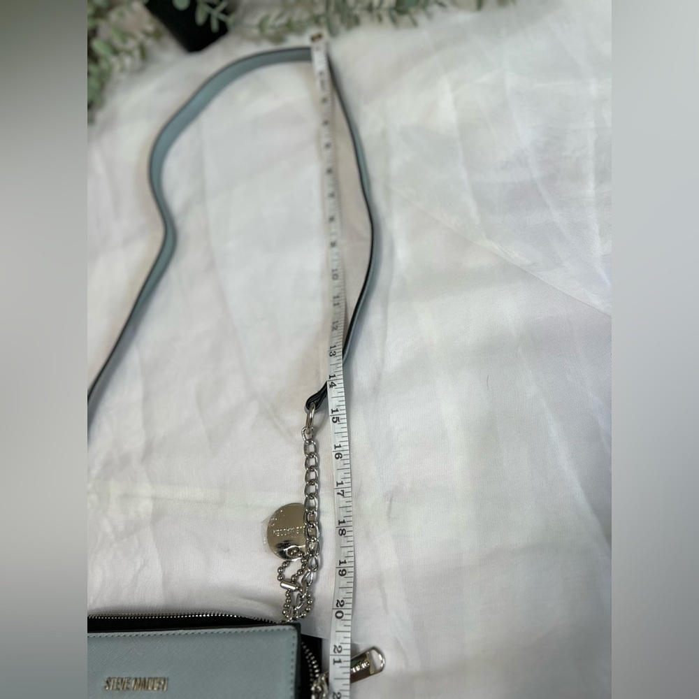 Steve Madden light blue crossbody purse Old Money Preppy - Picture 10 of 10